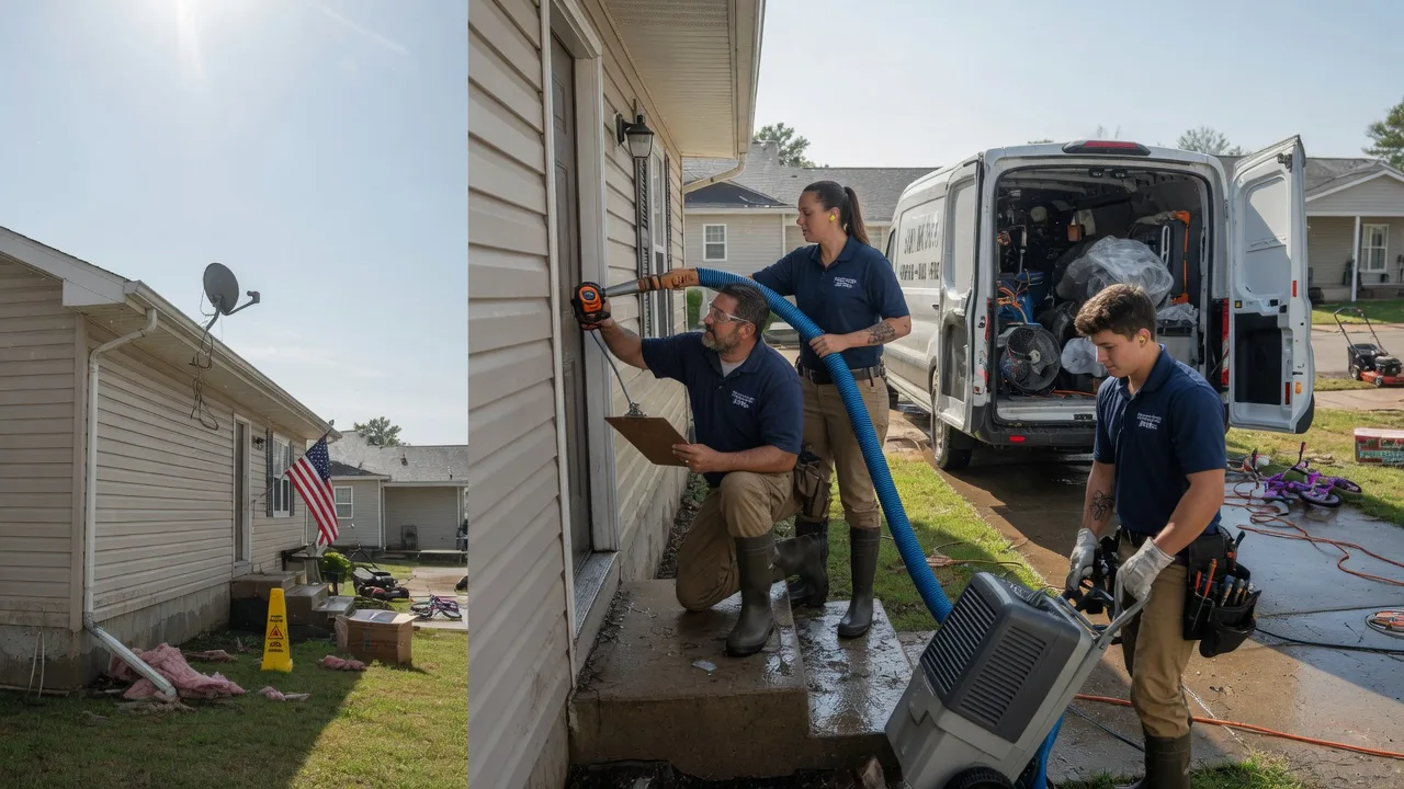 Ceiling Water Damage Restoration in Oklee, MN near me
